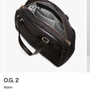 Lo & Sons Black Nylon Tote